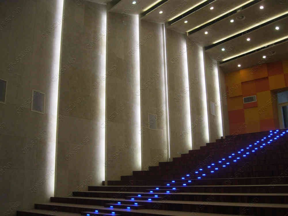 Auditorium acoustic panels