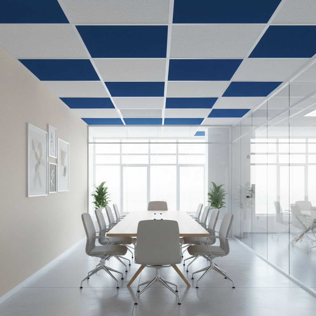 Conference room acoustic ceiling