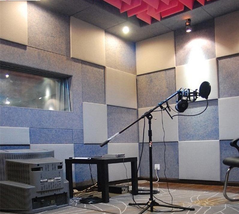 Recording studio acoustic panels