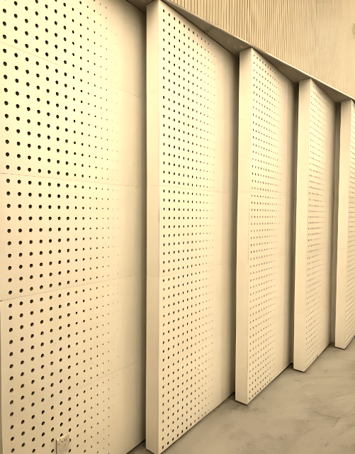 grooved acoustic panel