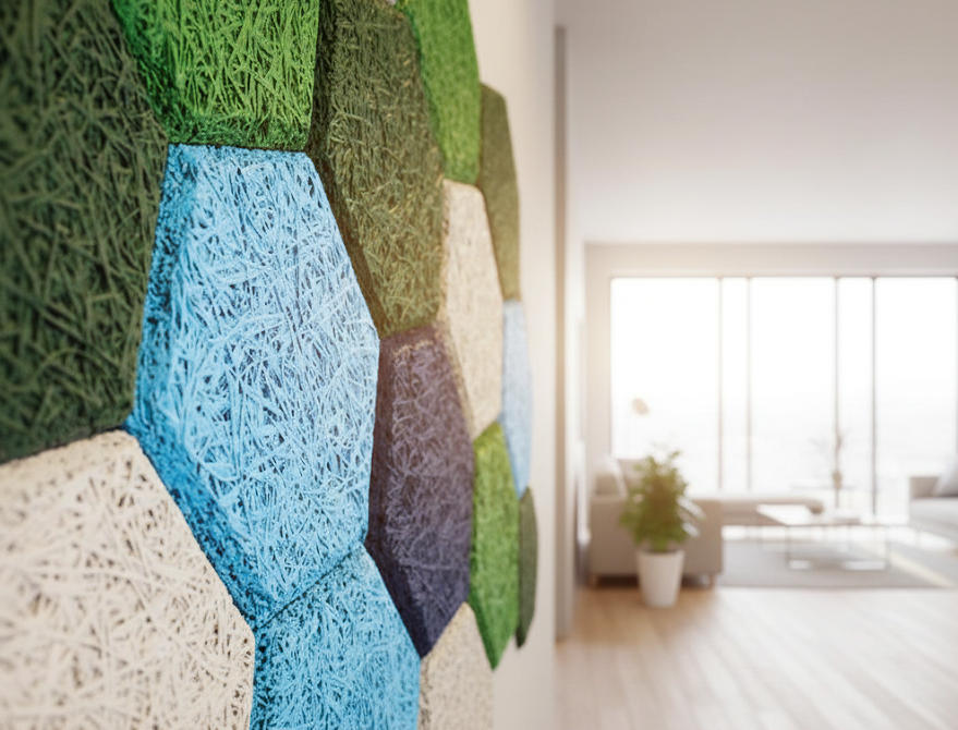 wood wool acoustic panel