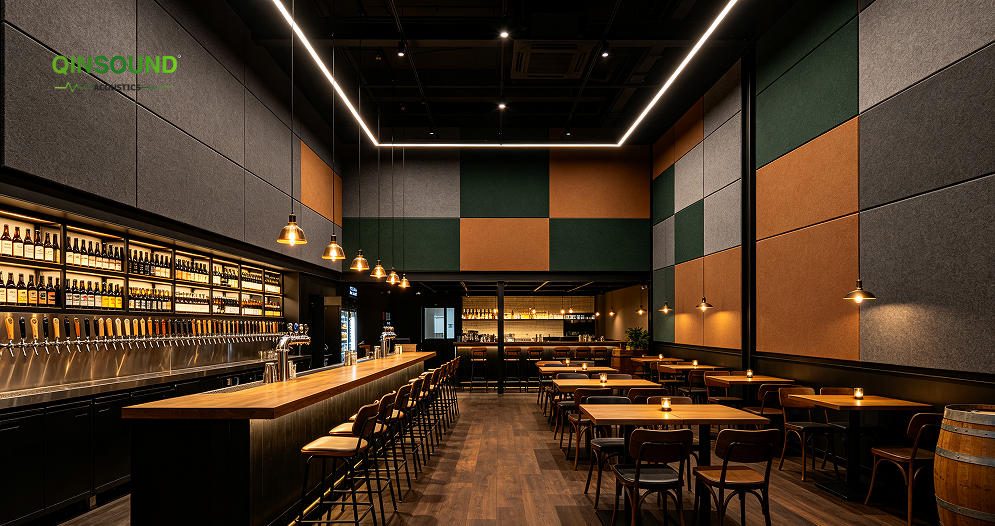 acoustic panels for brewery taproom