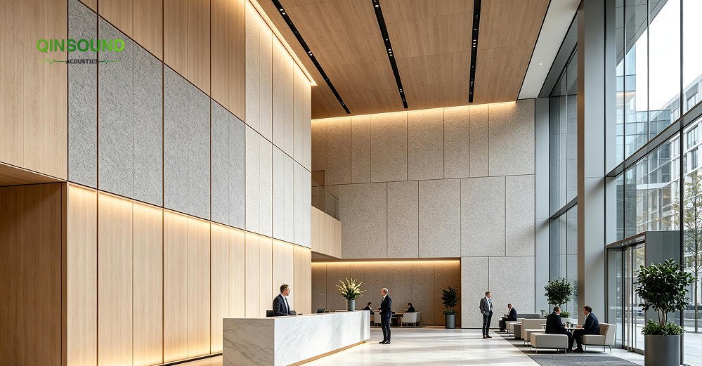 wood wool acoustic ceiling