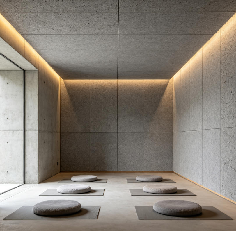 wood wool acoustic panel