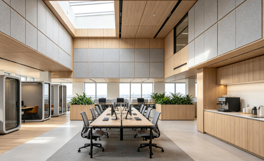 wood wool acoustic panel