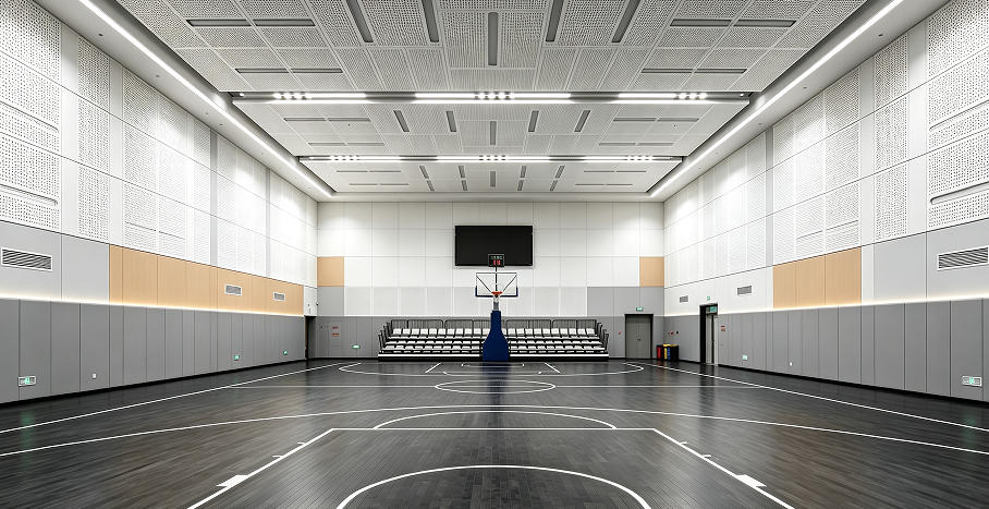 perforated grooved acoustic panels