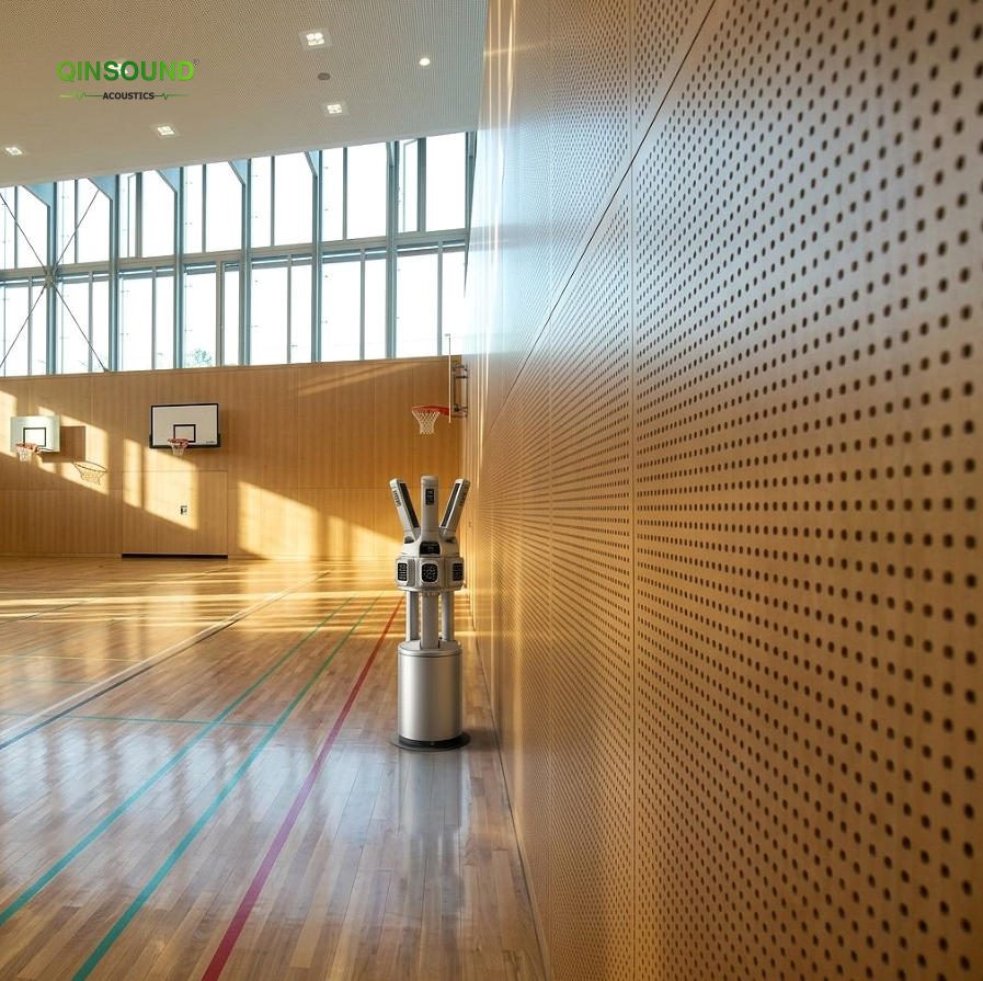 grooved perforated acoustic panels