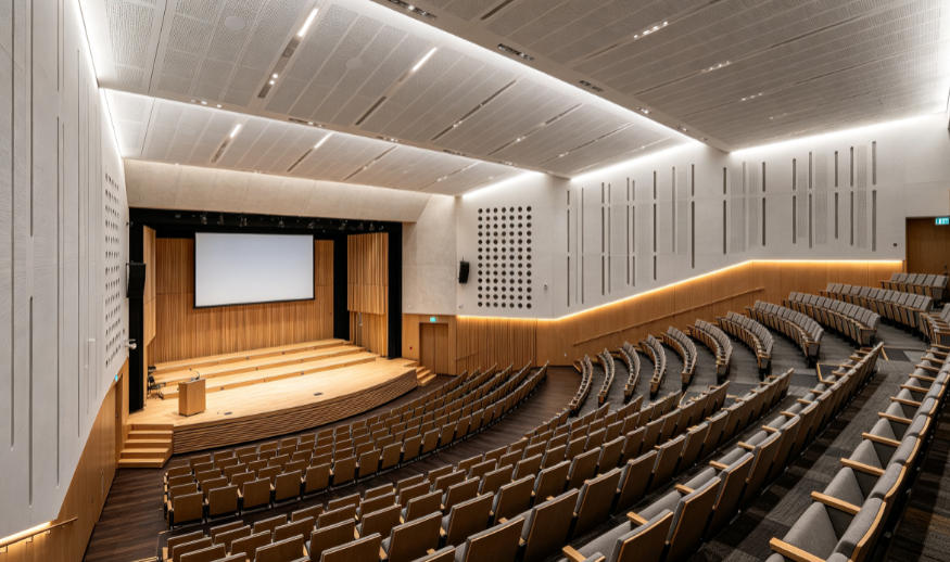 grooved acoustic panel