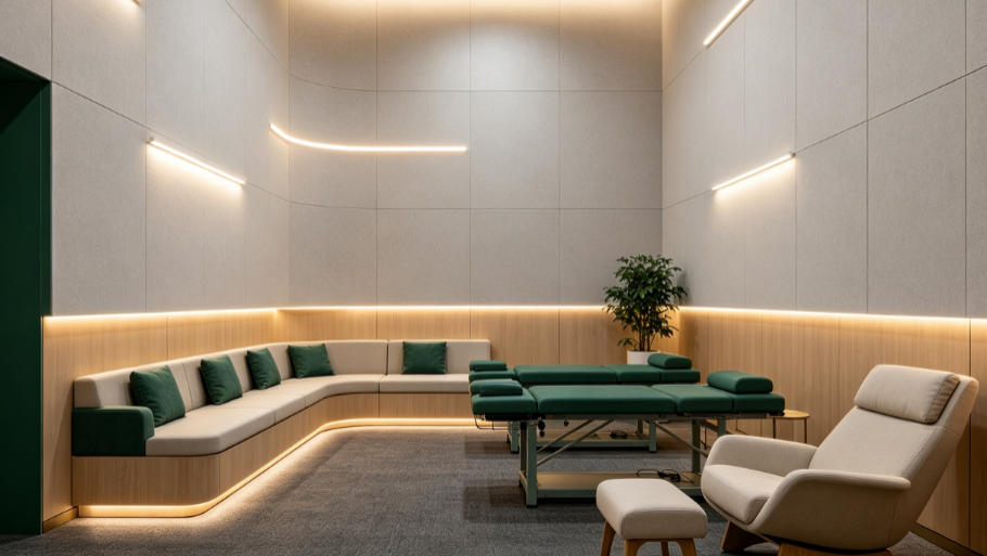 grooved acoustic panel