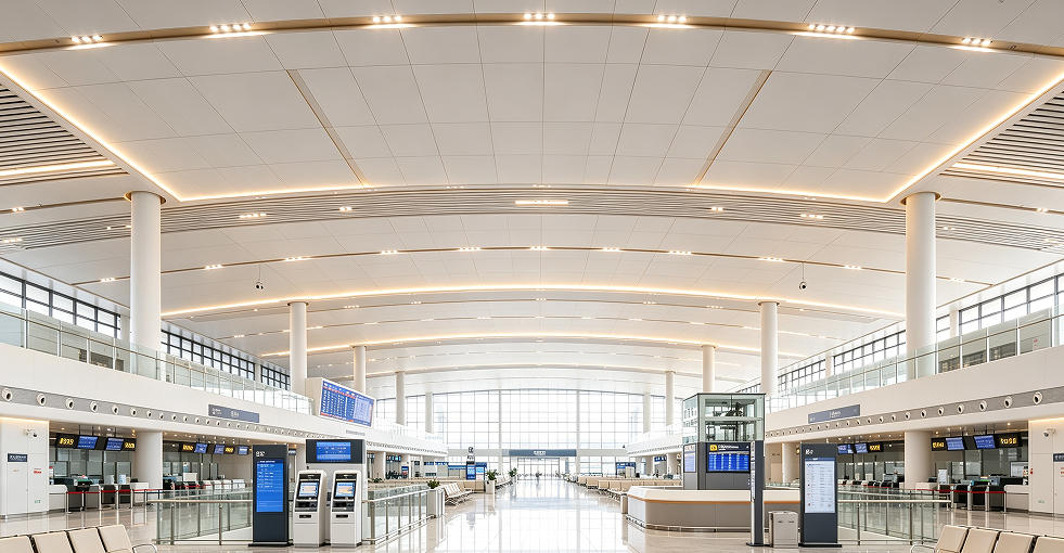 fiberglass acoustic ceiling tiles airport