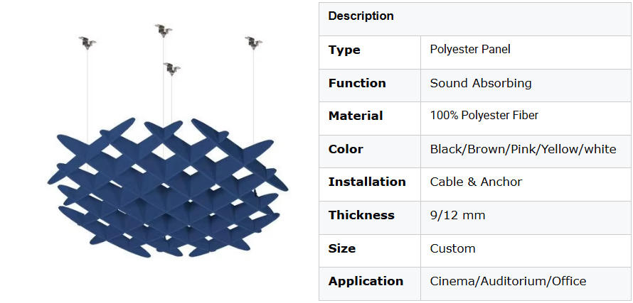 Polyester Fiber Acoustic Panel