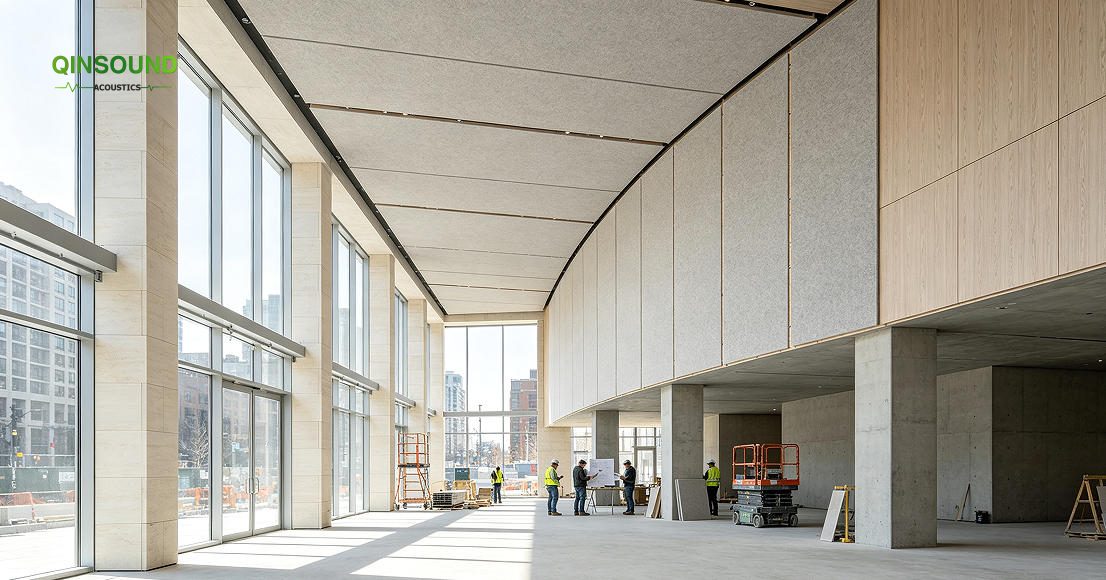 net zero building acoustic materials