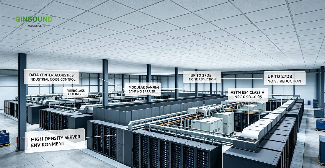 data center acoustic noise control