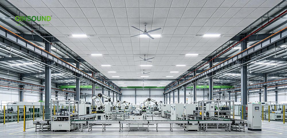 industrial factory acoustic ceiling