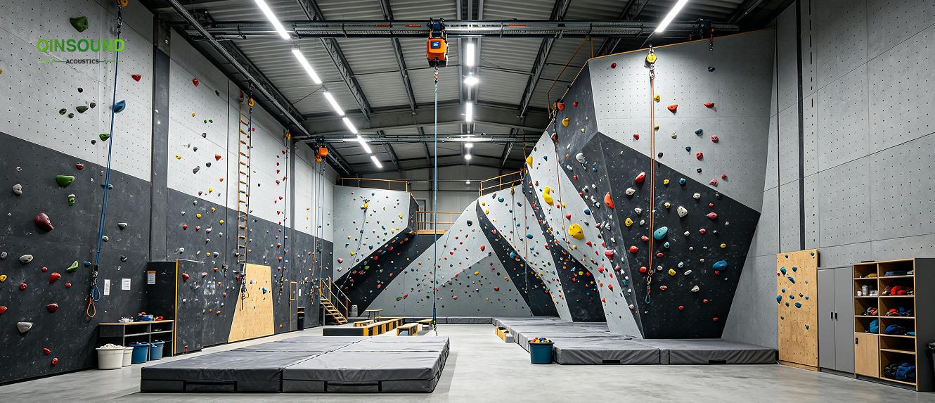 indoor climbing gym acoustics