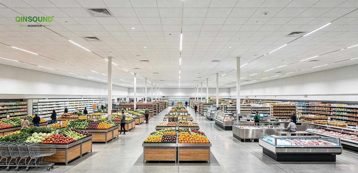 premium grocery store acoustics