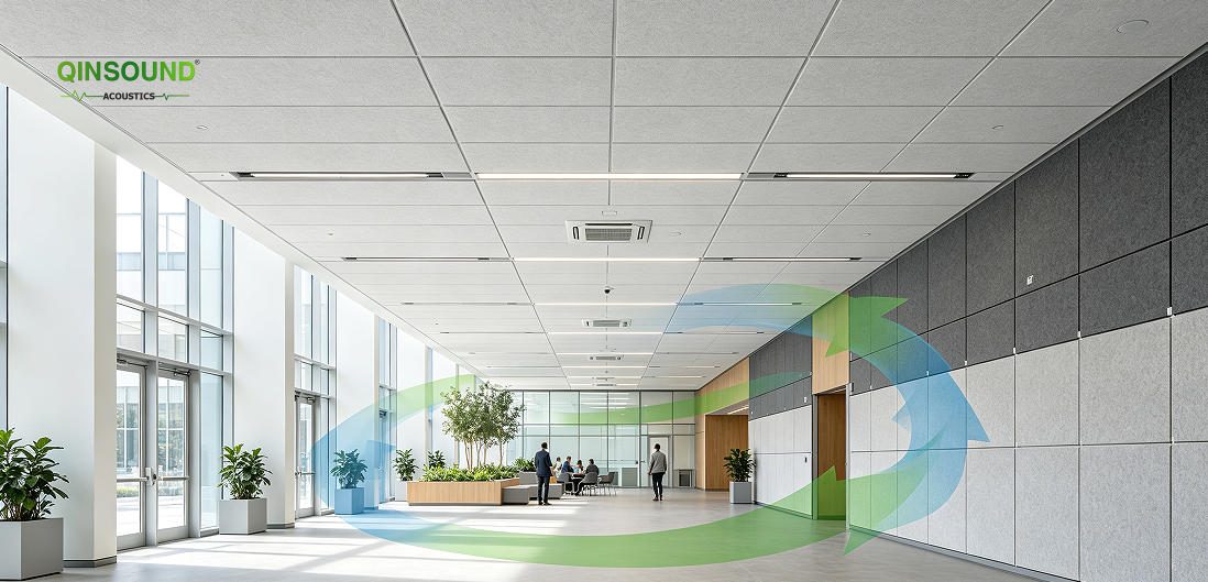 recycled PET acoustic panels