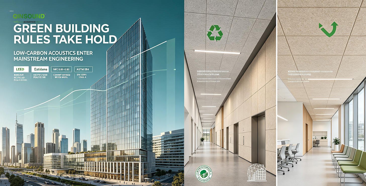 low carbon acoustic panels