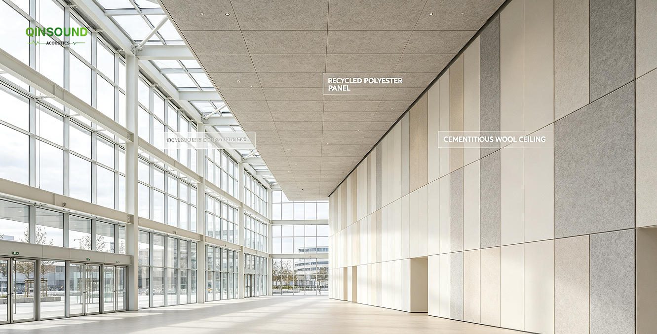 low carbon acoustic panels