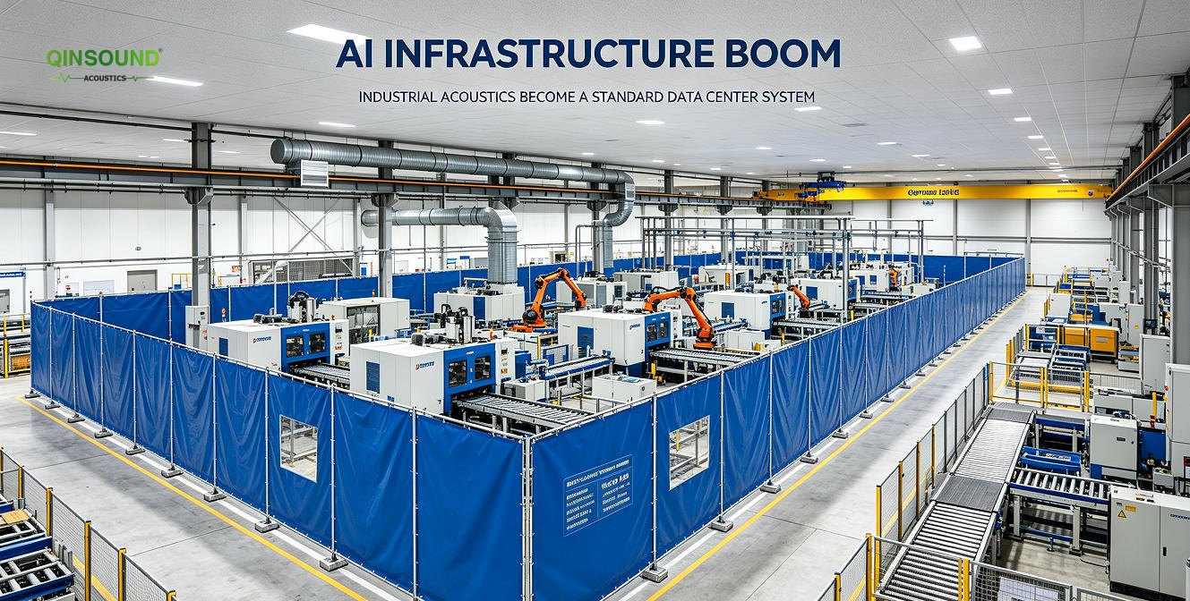 data center acoustic noise control
