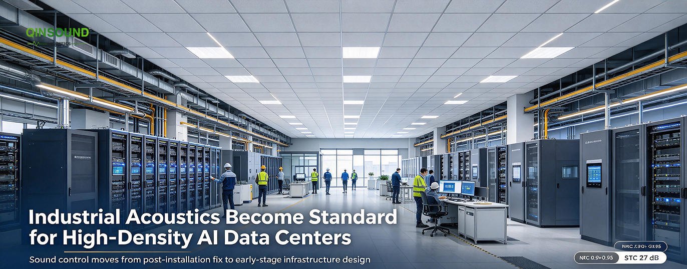 data center acoustic noise control