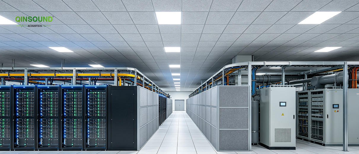 data center acoustic noise control