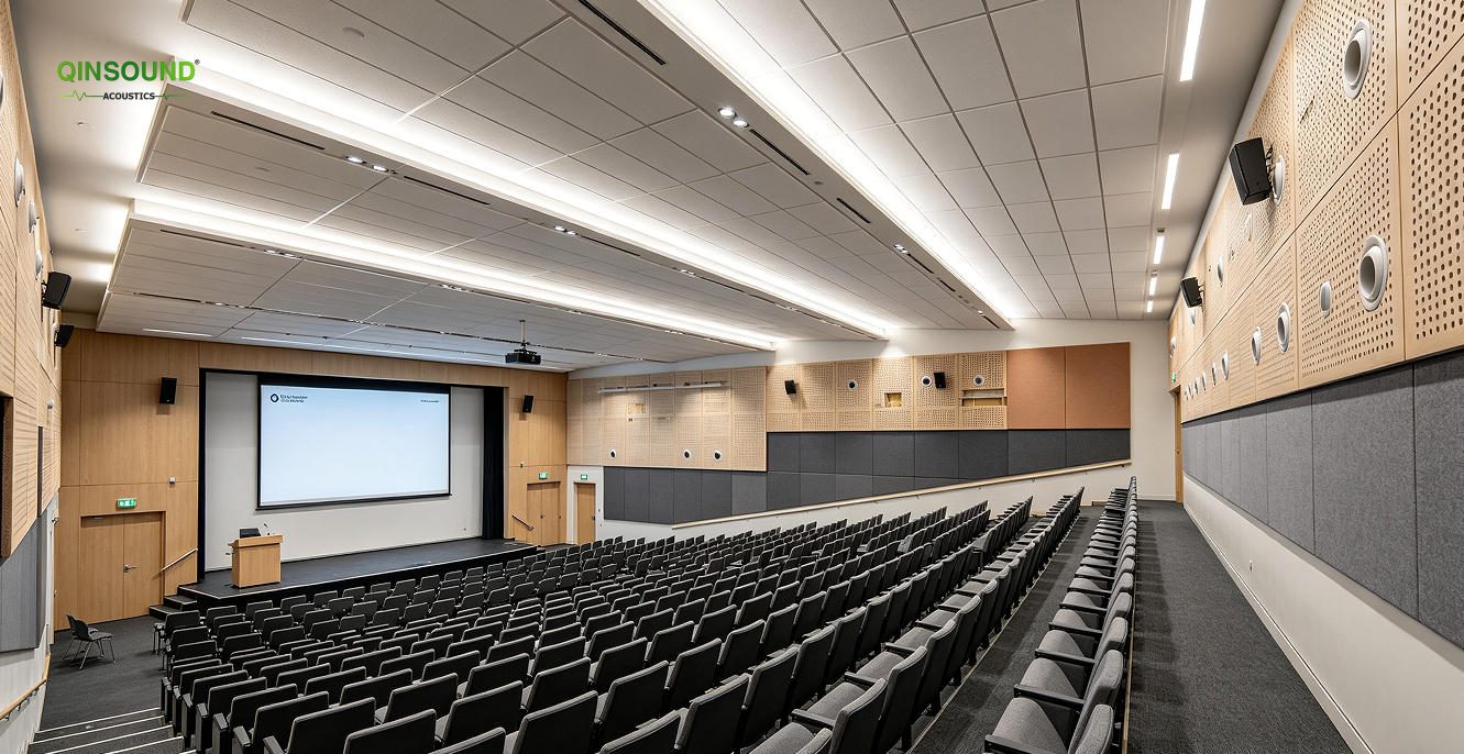 grooved perforated acoustic panels