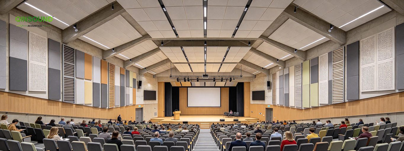 grooved perforated acoustic panels