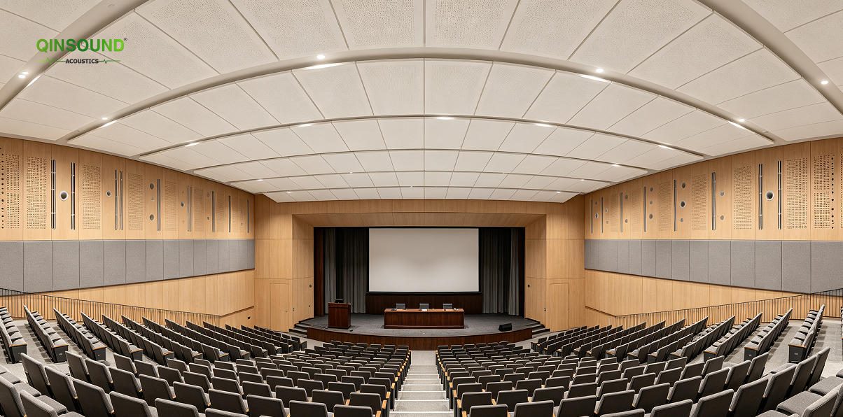grooved perforated acoustic panels