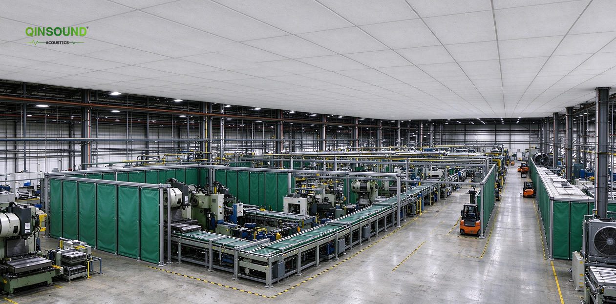 green construction sound barrier