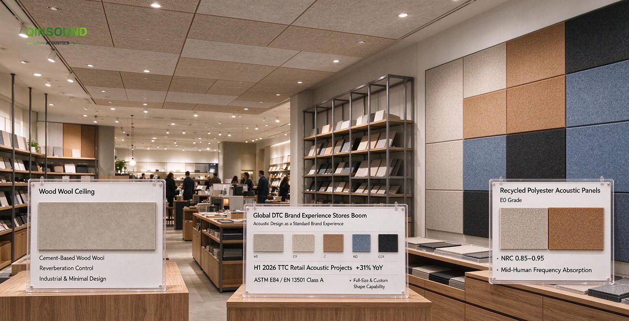 DTC experience store acoustics