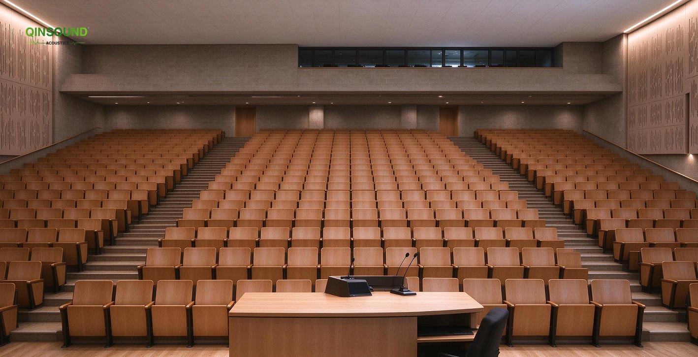 grooved perforated acoustic panel