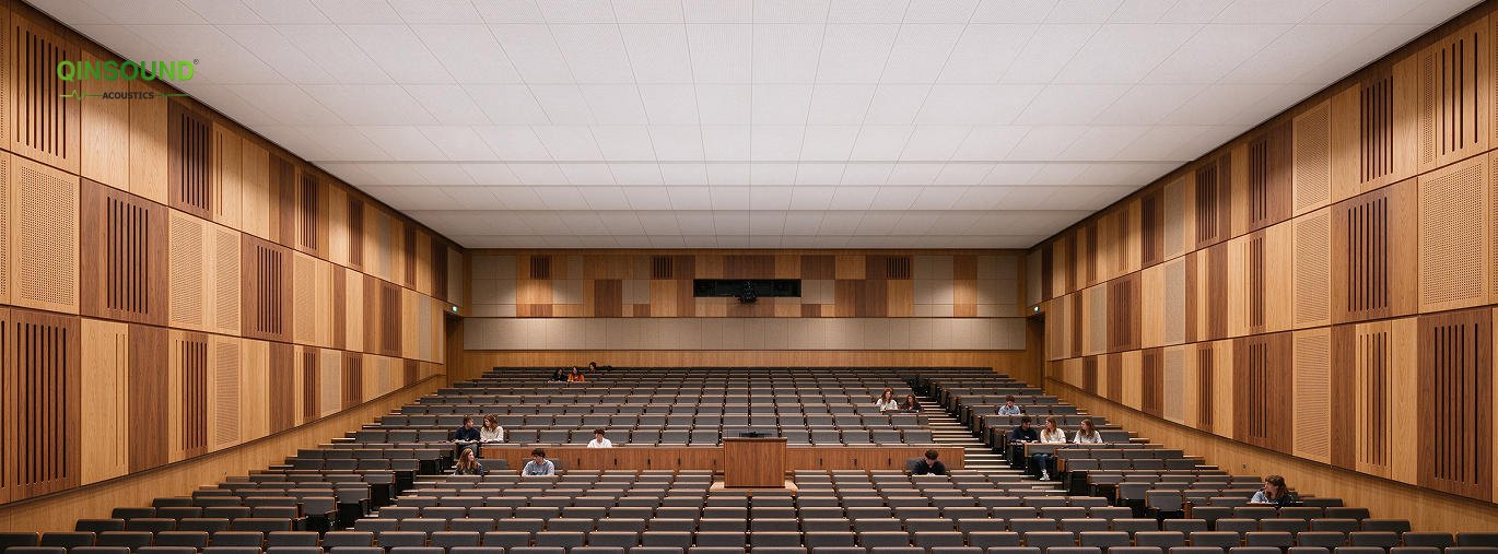 grooved perforated acoustic panels