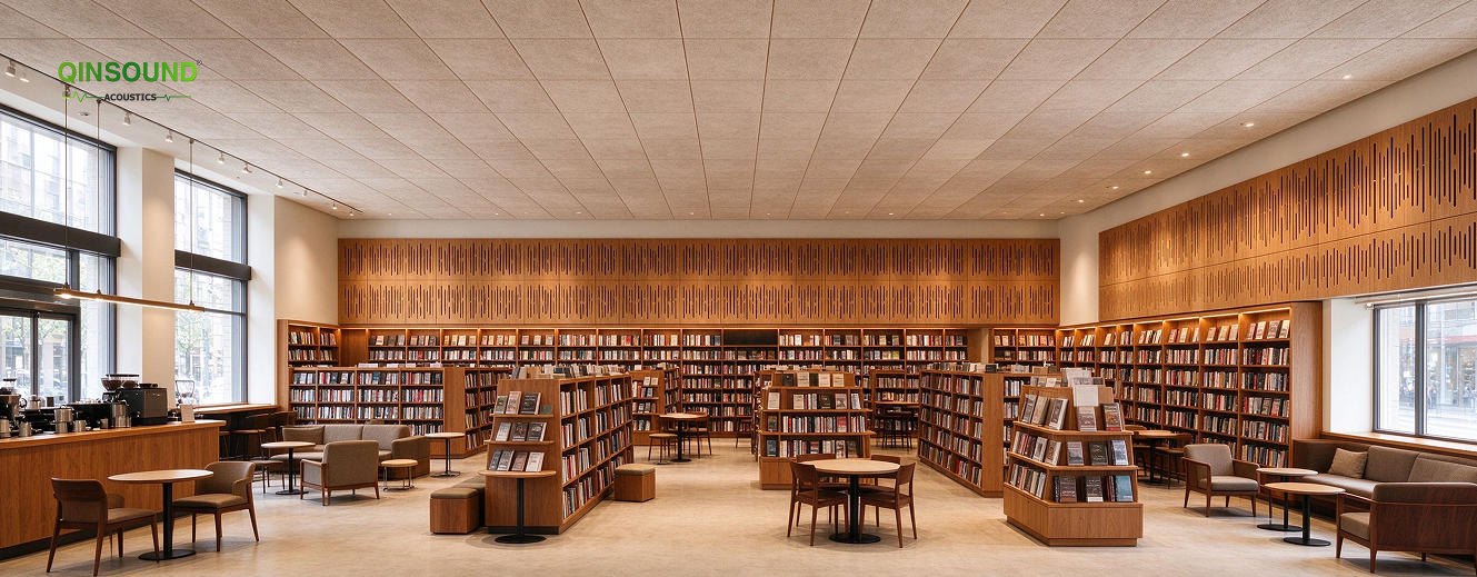 bookstore event acoustics